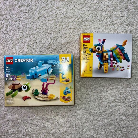 NEW Lego sets pinata and dolphin and turtle 3 in 1 brand new in box - Picture 1 of 5
